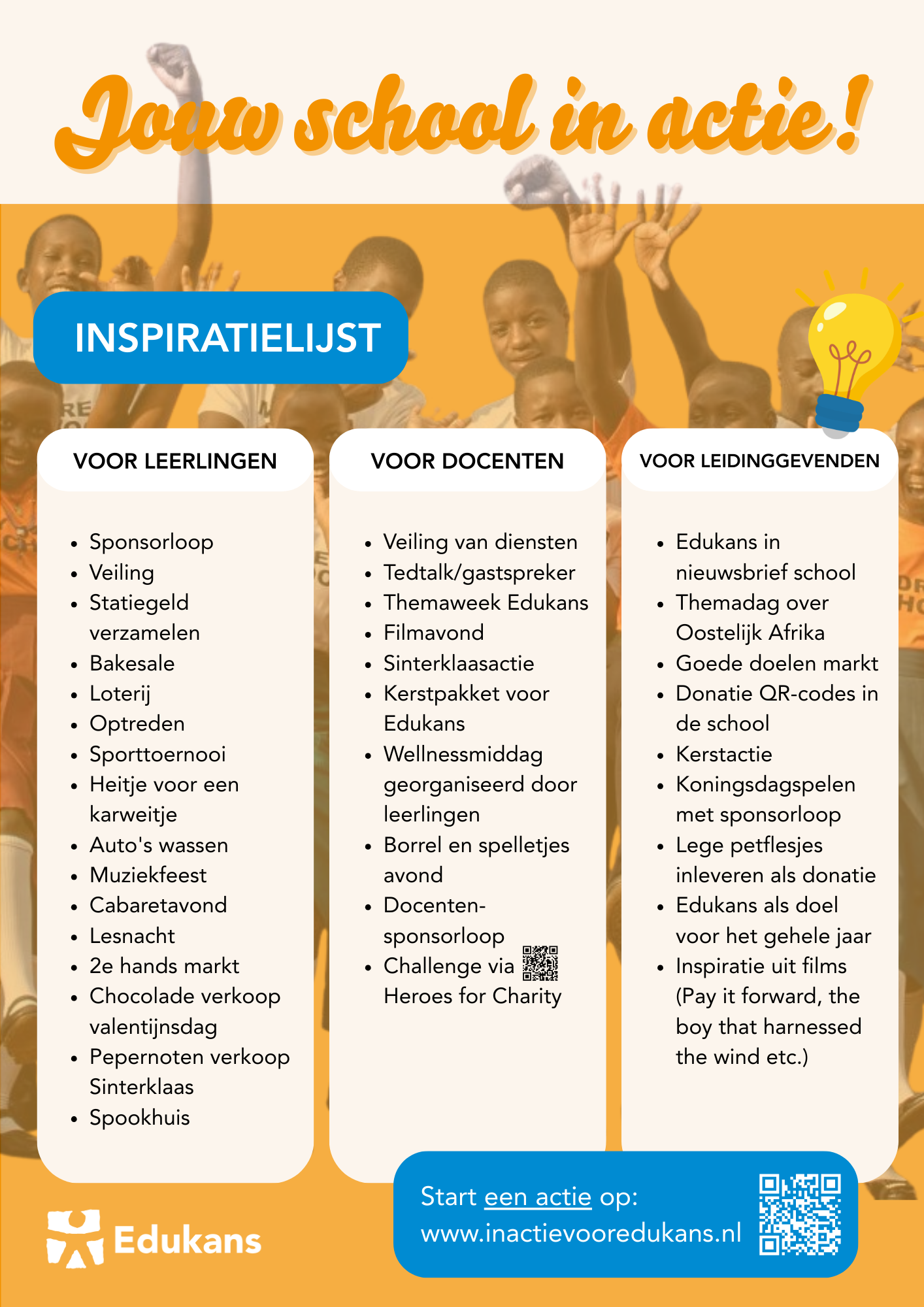 Jouw school in actie!