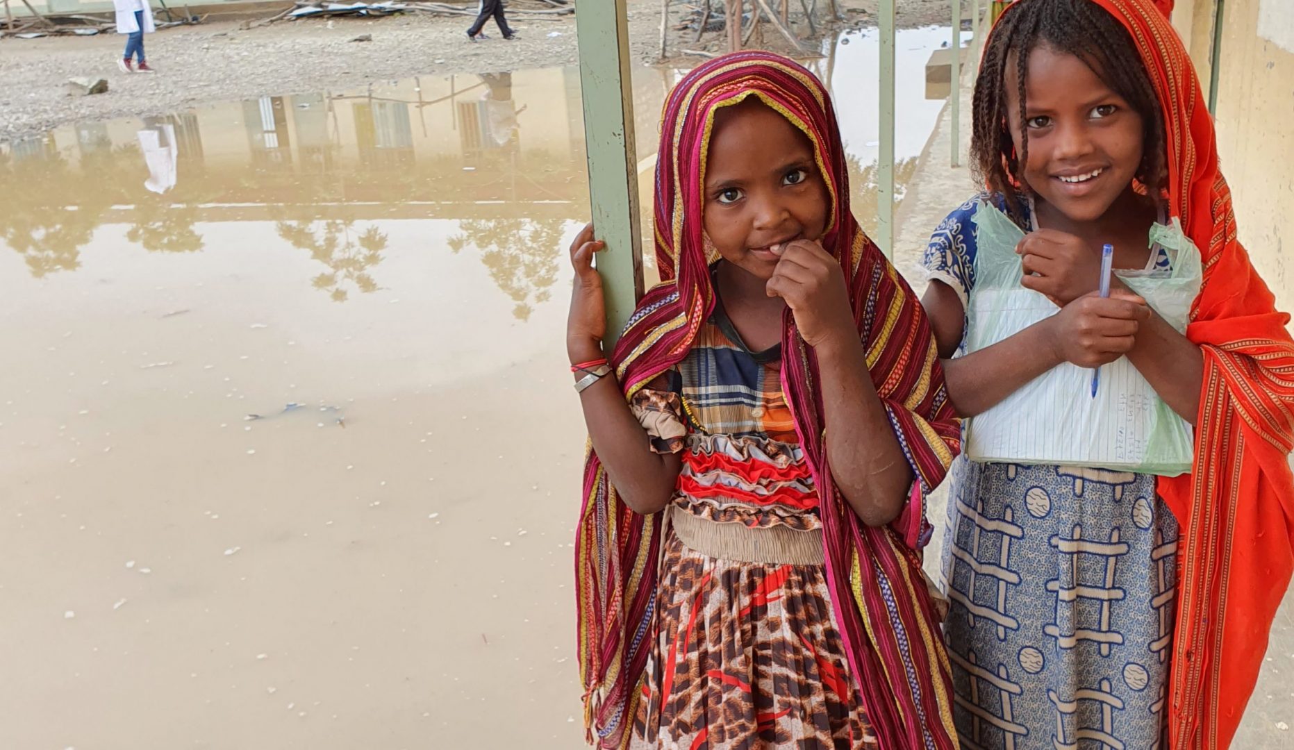 Schoolkinderen in Ethiopië