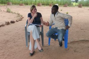 Jacqueline van Houten in Ghana