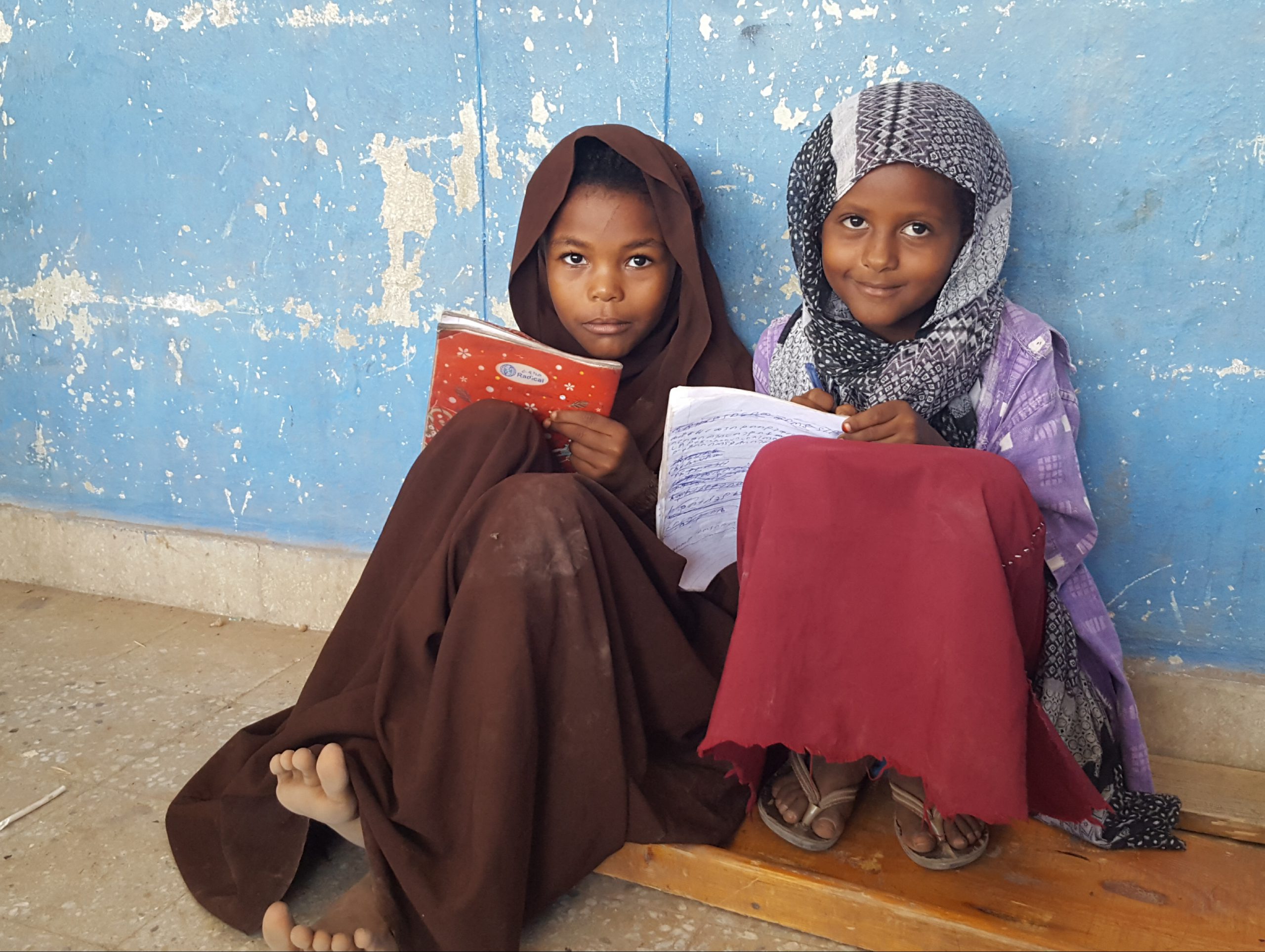 Droogte Ethiopie schoolkinderen Aysaita