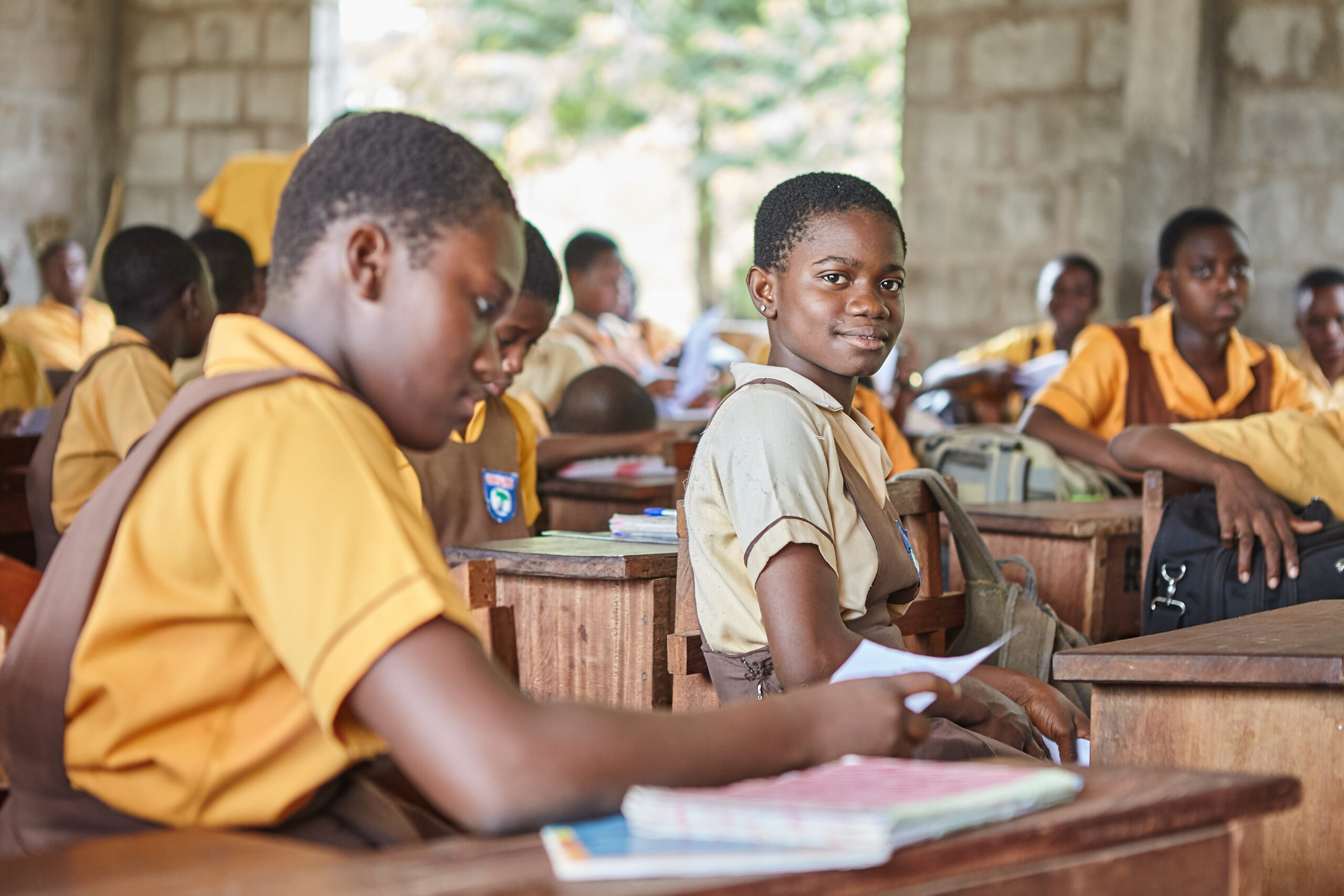Edukans-NL-project-meisjes-Ghana-voorlichting-SEL-school-klas-meisje