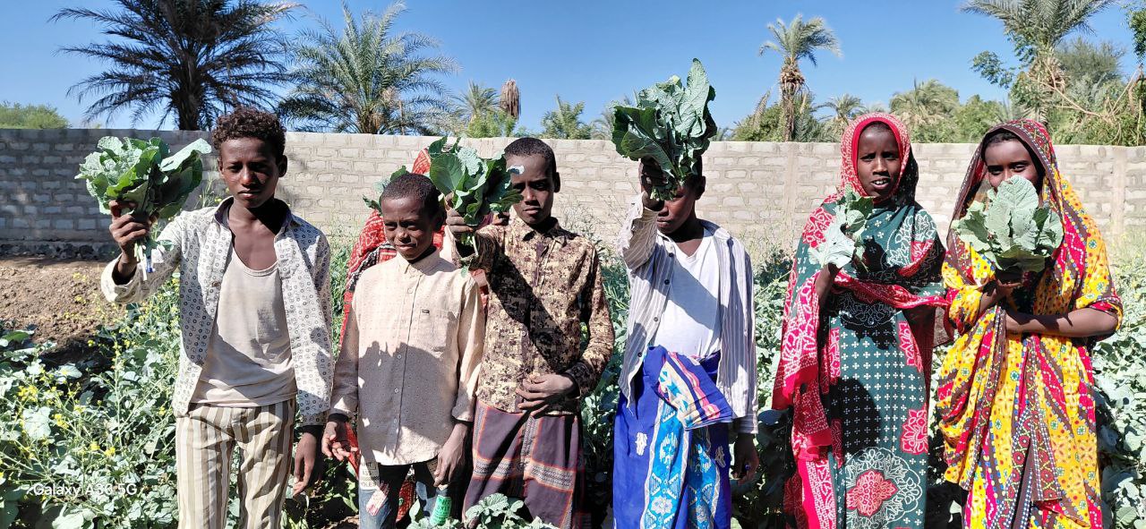 Edukans Ethiopia 2025 October Education-in-emergencies School greening Children in Garden