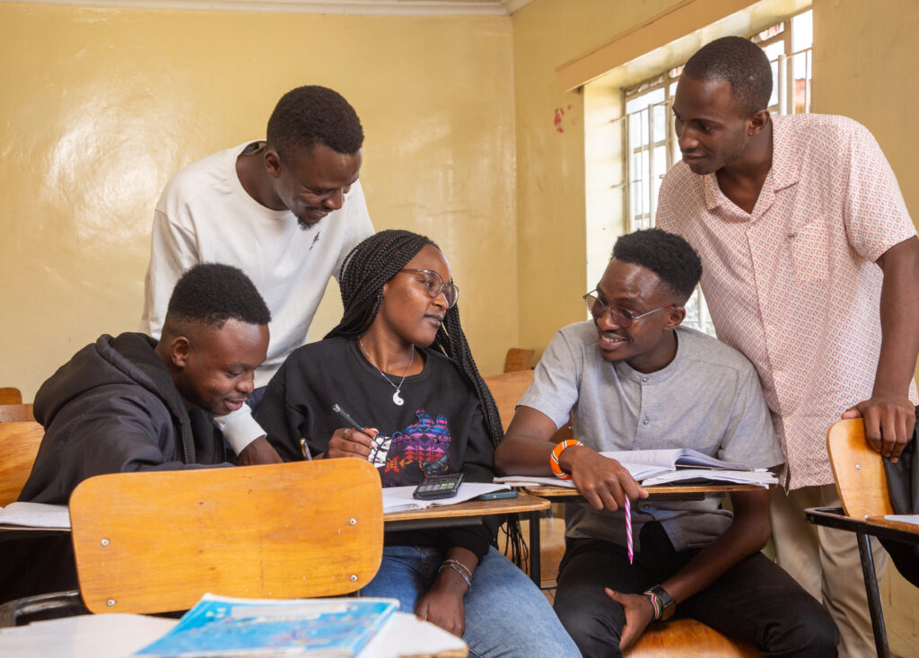 Studenten en docenten Kenia